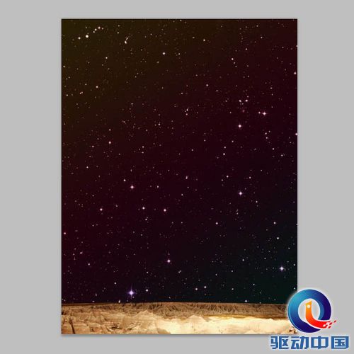 PS教程：Photoshop制作星空云海创意海报