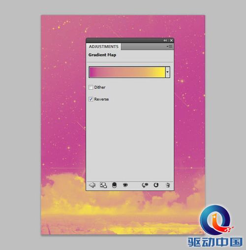 PS教程：Photoshop制作星空云海创意海报