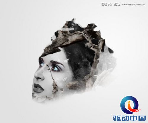 Photoshop合成奇幻风格的人像海报教程,PS教程,思缘教程网