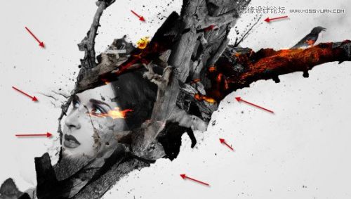 Photoshop合成奇幻风格的人像海报教程,PS教程,思缘教程网