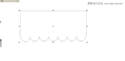 CorelDraw使用调和工具和变形工具画窗帘,PS教程,思缘教程网