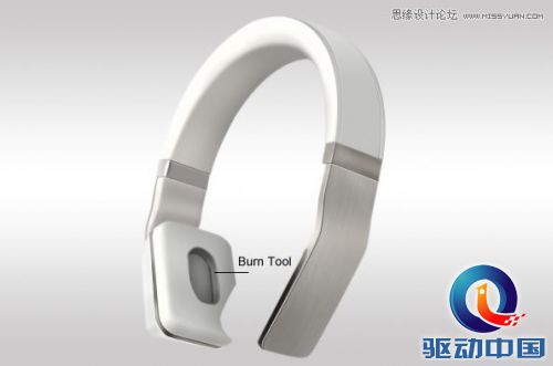 Photoshop设计时尚大气的高质感耳机教程,PS教程,思缘教程网