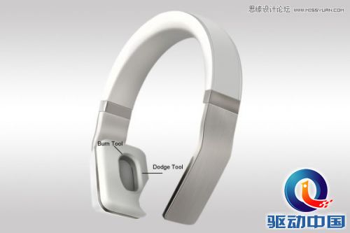 Photoshop设计时尚大气的高质感耳机教程,PS教程,思缘教程网