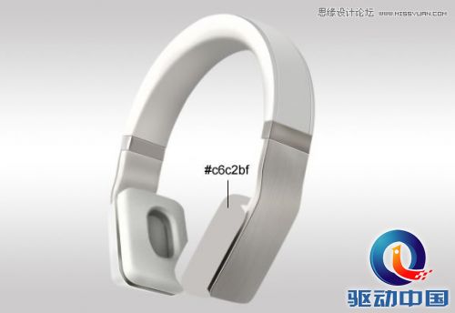 Photoshop设计时尚大气的高质感耳机教程,PS教程,思缘教程网