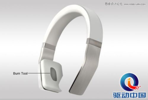 Photoshop设计时尚大气的高质感耳机教程,PS教程,思缘教程网