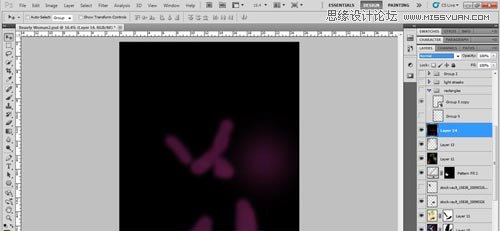 Photoshop设计绚丽光效装饰的美女海报,PS教程,思缘教程网