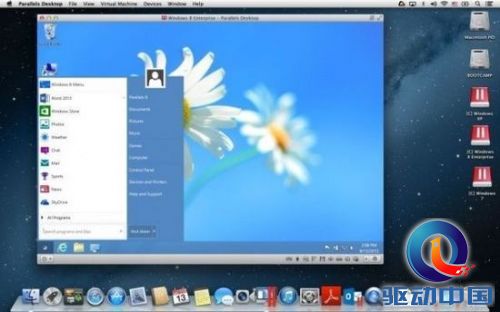 说明: [图]Mac平台Parallels Desktop 9：为Win8找回开始按钮