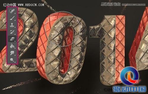 Photoshop制作艺术玻璃质感的立体字教程,PS教程,思缘教程网