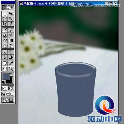 Photoshop绘制温馨的玻璃杯和烛光特效,PS教程,思缘教程网