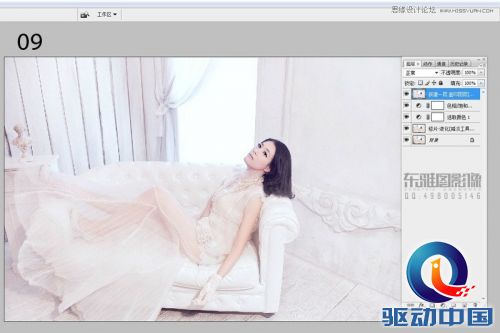 Photoshop调出美女私房照优雅的暖色效果,PS教程,思缘教程网