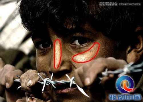 Photoshop调出贫困儿童照片质感HDR效果,PS教程,思缘教程网