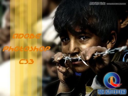 Photoshop调出贫困儿童照片质感HDR效果,PS教程,思缘教程网