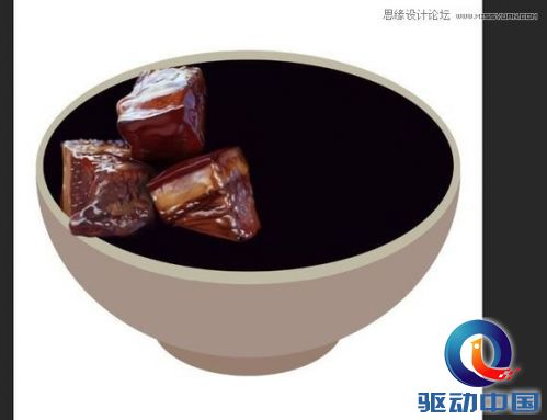 Photoshop鼠绘一碗逼真的红烧肉,PS教程,思缘教程网