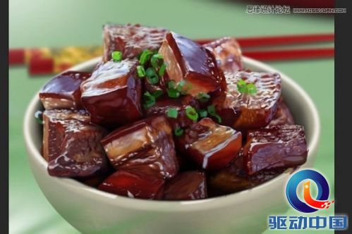 Photoshop鼠绘一碗逼真的红烧肉,PS教程,思缘教程网