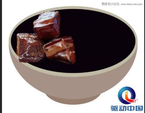 Photoshop鼠绘一碗逼真的红烧肉,PS教程,思缘教程网