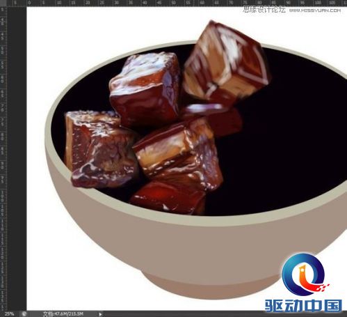Photoshop鼠绘一碗逼真的红烧肉,PS教程,思缘教程网