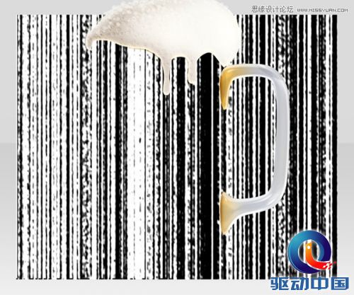 Photoshop绘制冰爽的啤酒和啤酒杯教程,PS教程,思缘教程网