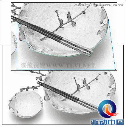 CorelDRAW实例教程：绘制中国风瓷器醉花阴,PS教程,思缘教程网