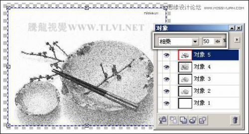 CorelDRAW实例教程：绘制中国风瓷器醉花阴,PS教程,思缘教程网