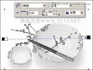 CorelDRAW实例教程：绘制中国风瓷器醉花阴,PS教程,思缘教程网