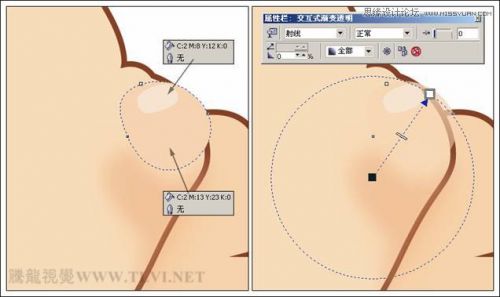 CorelDRAW绘制可爱的泡泡猪卡通插画,PS教程,思缘教程网