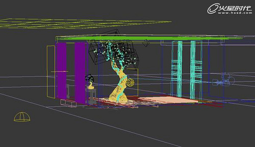 3D MAX教程：树屋室内效果图制作流程解析,PS教程,思缘教程网