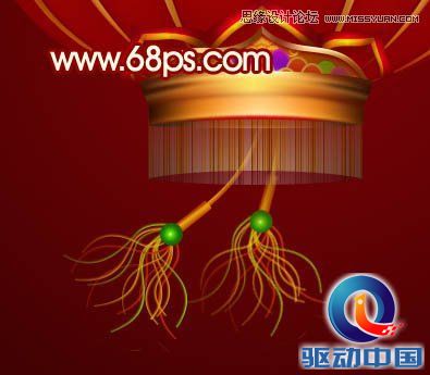 Photoshop制作春节喜庆的红灯笼教程,PS教程,思缘教程网
