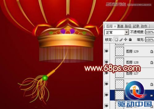 Photoshop制作春节喜庆的红灯笼教程,PS教程,思缘教程网