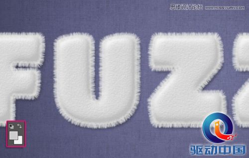 Photoshop使用图层样式制作可爱的毛巾字,PS教程,思缘教程网