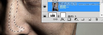 Photoshop15步把普通照片变成质感金属肤色,PS教程,思缘教程网