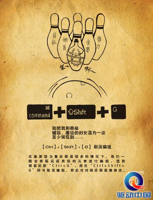 小白都能记住!可爱Q版插画记忆PS快捷键 小白都能记住!可爱Q版插画记忆PS快捷键