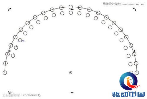 CorelDraw制作漂亮圆点螺旋状效果,PS教程,思缘教程网