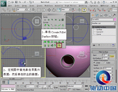 3D MAX使用NURBS方法给贪吃虫建模,PS教程,思缘教程网