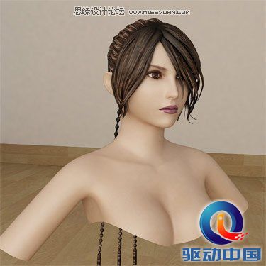 3ds Max制作一个非常漂亮的美女,PS教程,思缘教程网