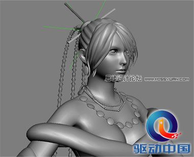 3ds Max制作一个非常漂亮的美女,PS教程,思缘教程网