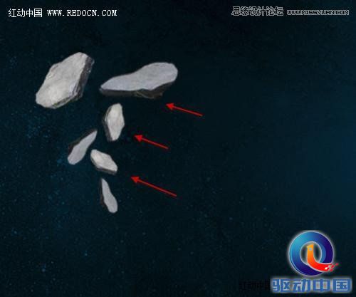 Photoshop使用画笔工具制作绚丽艺术字,PS教程,思缘教程网