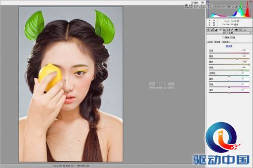 Photoshop结合CR给人像添加美丽彩妆,PS教程,思缘教程网