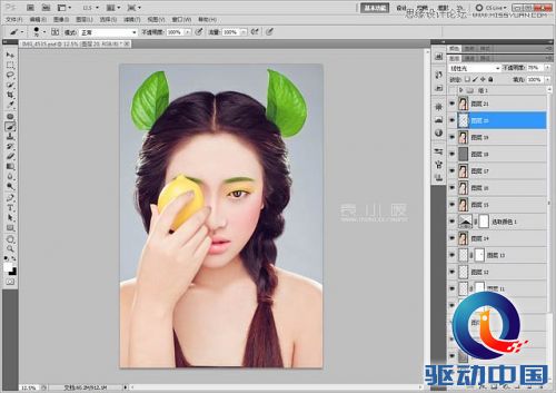 Photoshop结合CR给人像添加美丽彩妆,PS教程,思缘教程网