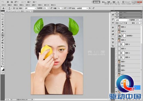 Photoshop结合CR给人像添加美丽彩妆,PS教程,思缘教程网