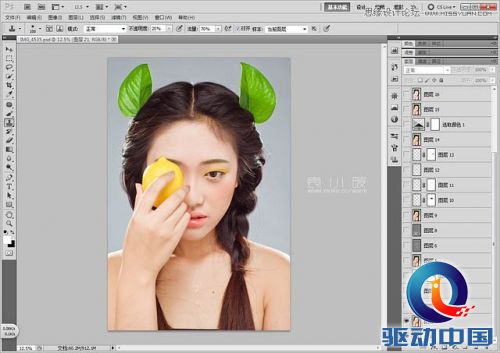 Photoshop结合CR给人像添加美丽彩妆,PS教程,思缘教程网