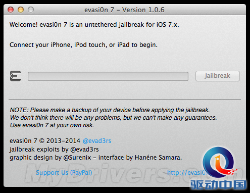 快升iOS 7.0.6！附完美越狱工具