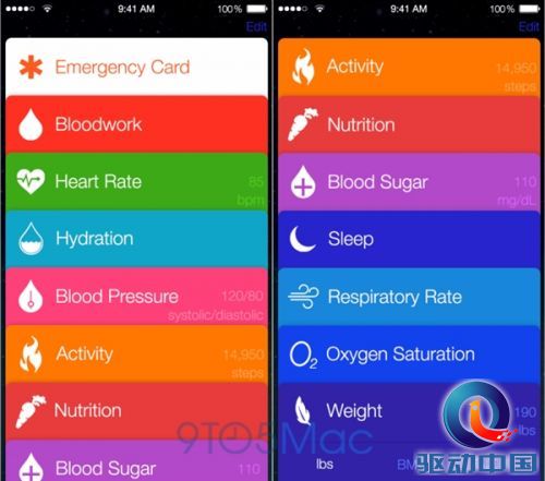 iOS 8再曝光:苹果化身小护士