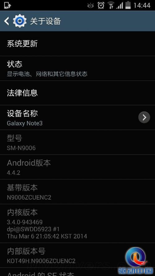 Galaxy Note3͸4.4.2