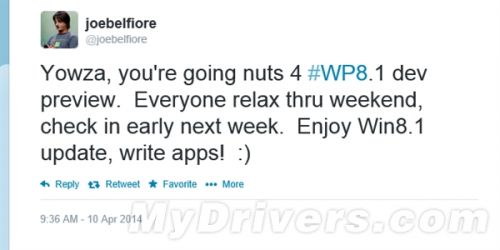 WP8.1开发者预览版下周杀到
