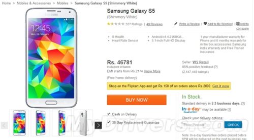 Galaxy S5继续大跳水：都是HTC逼的