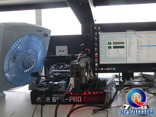 电风扇能否辅助散热 测裸平台温度变化 