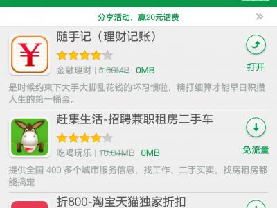 全面拥抱4G时代 OPPO可可软件商店推出“免流量”下载服务