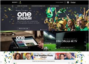 说明: I:\索尼让FIFA世界杯更精彩\索尼为世界杯搭建球迷互动网站“One Stadium”.jpg