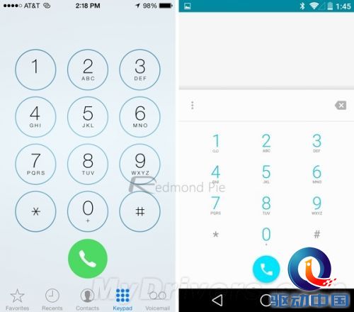 无奈的扁平化设计！iOS 8对比Android L
