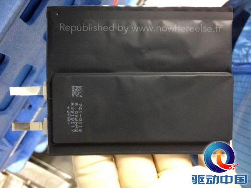 我伙呆:5.5英寸版iPhone 6电池首曝光